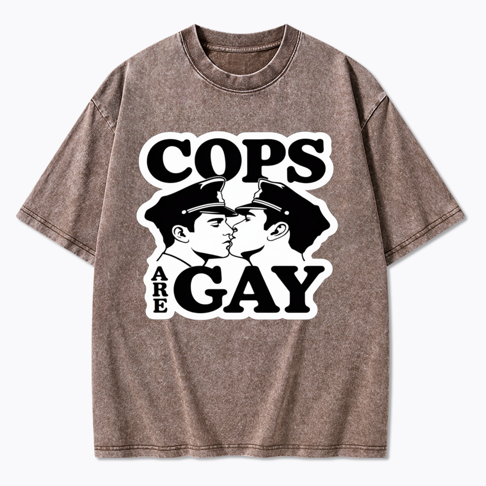Cops Are Gay Washed T-Shirt
