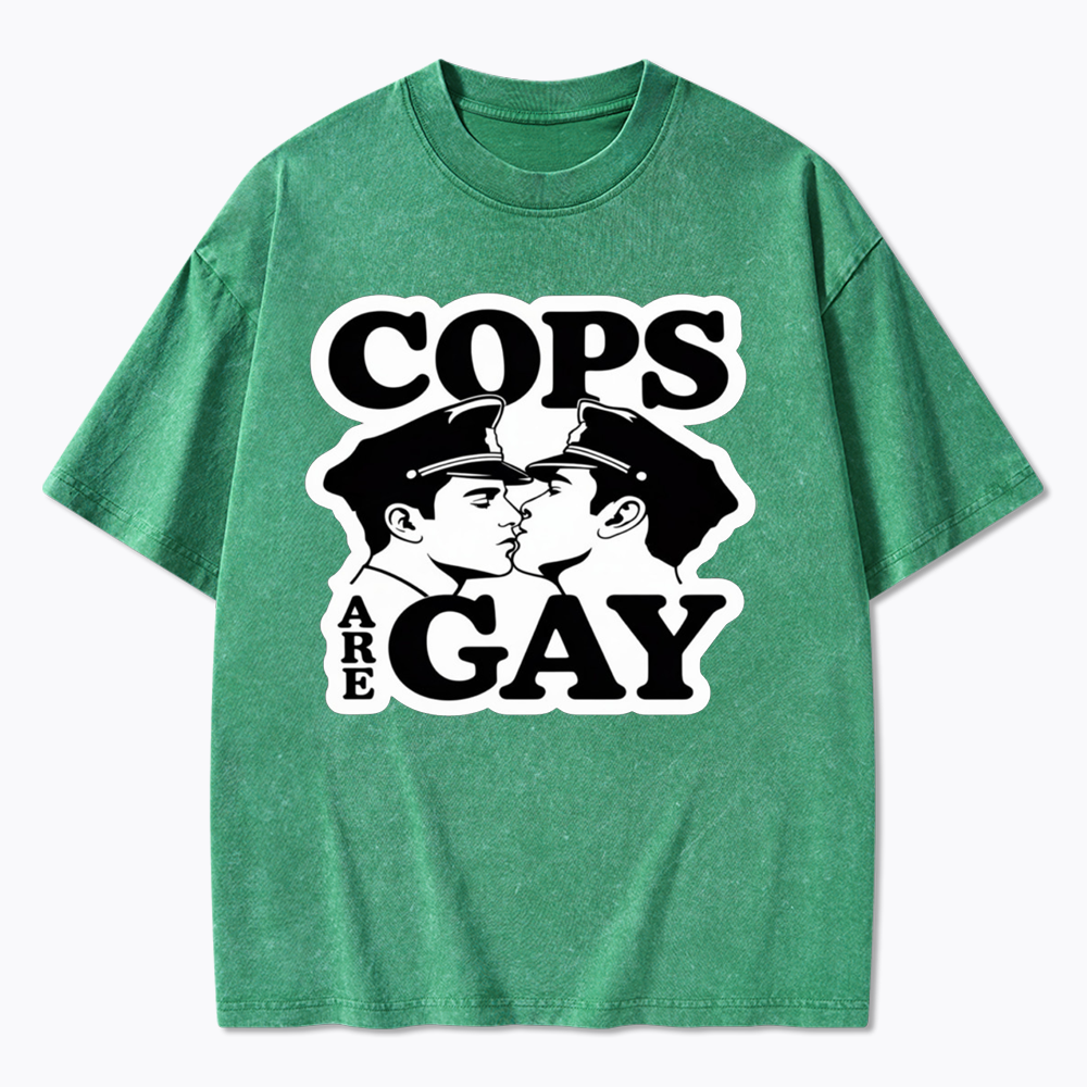 Cops Are Gay Washed T-Shirt