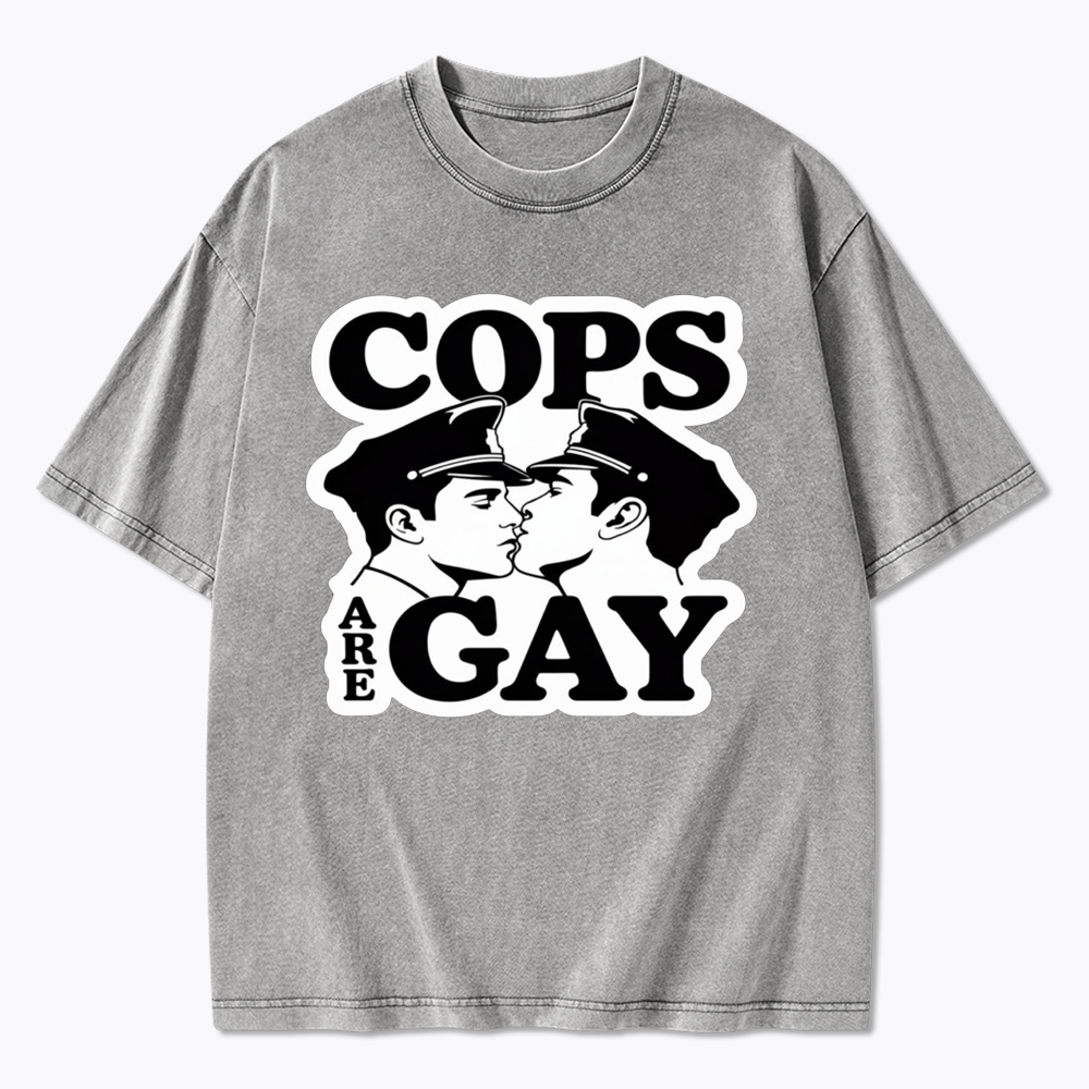 Cops Are Gay Washed T-Shirt