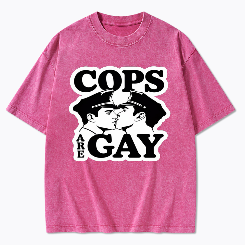 Cops Are Gay Washed T-Shirt