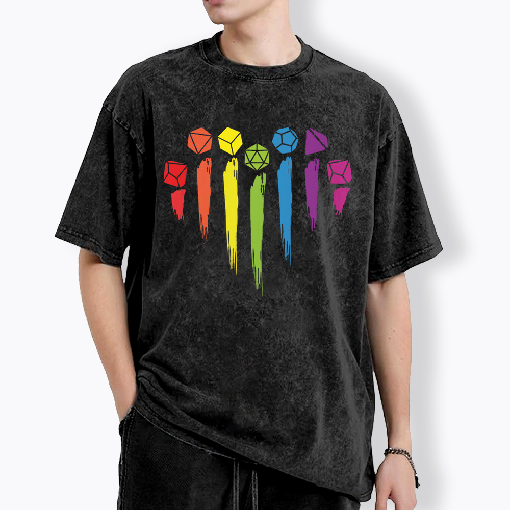 D&D Rainbow Washed T-Shirt