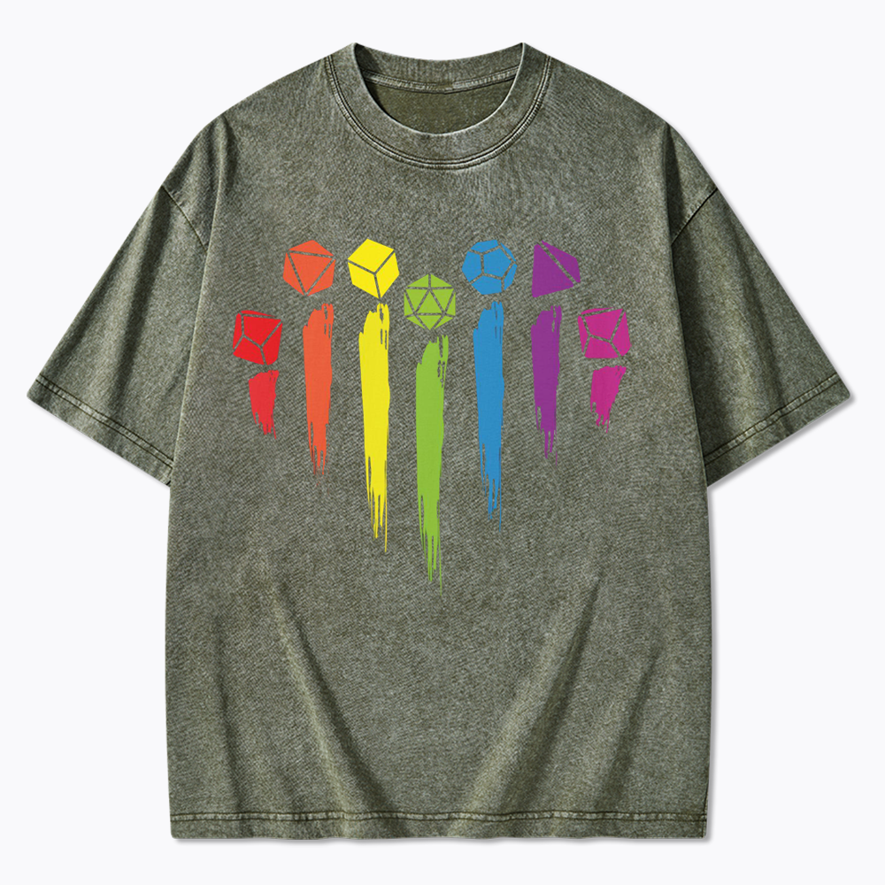 D&D Rainbow Washed T-Shirt