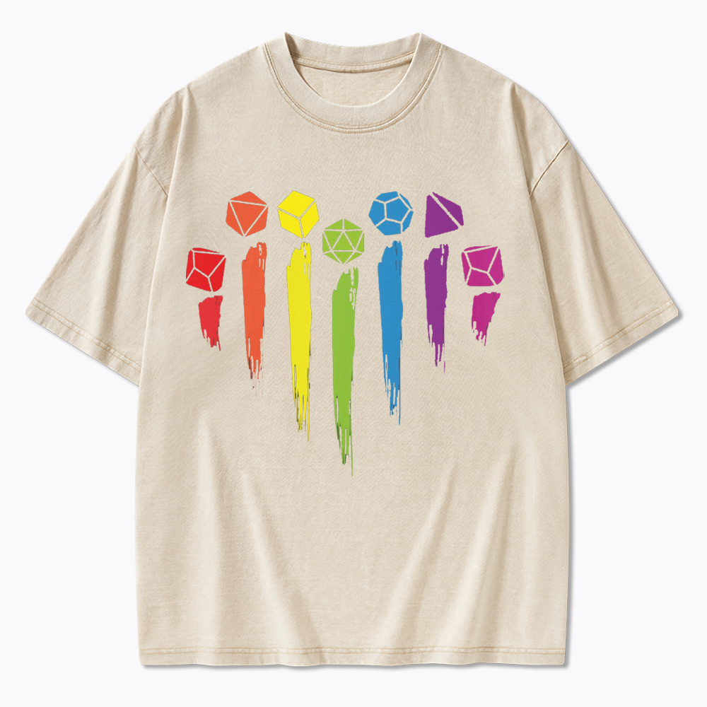 D&D Rainbow Washed T-Shirt