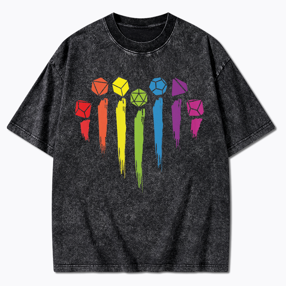 D&D Rainbow Washed T-Shirt