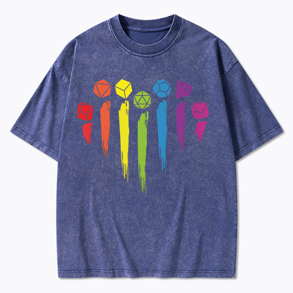 D&D Rainbow Washed T-Shirt
