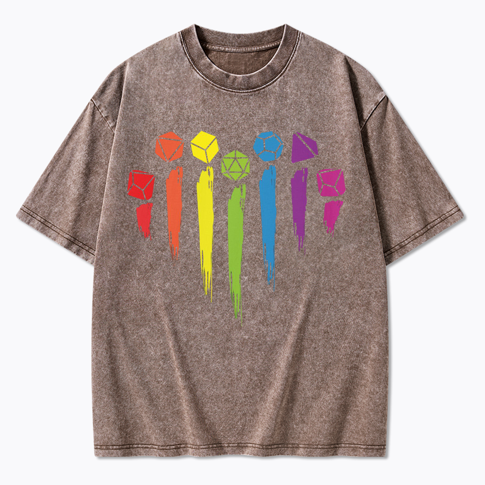 D&D Rainbow Washed T-Shirt