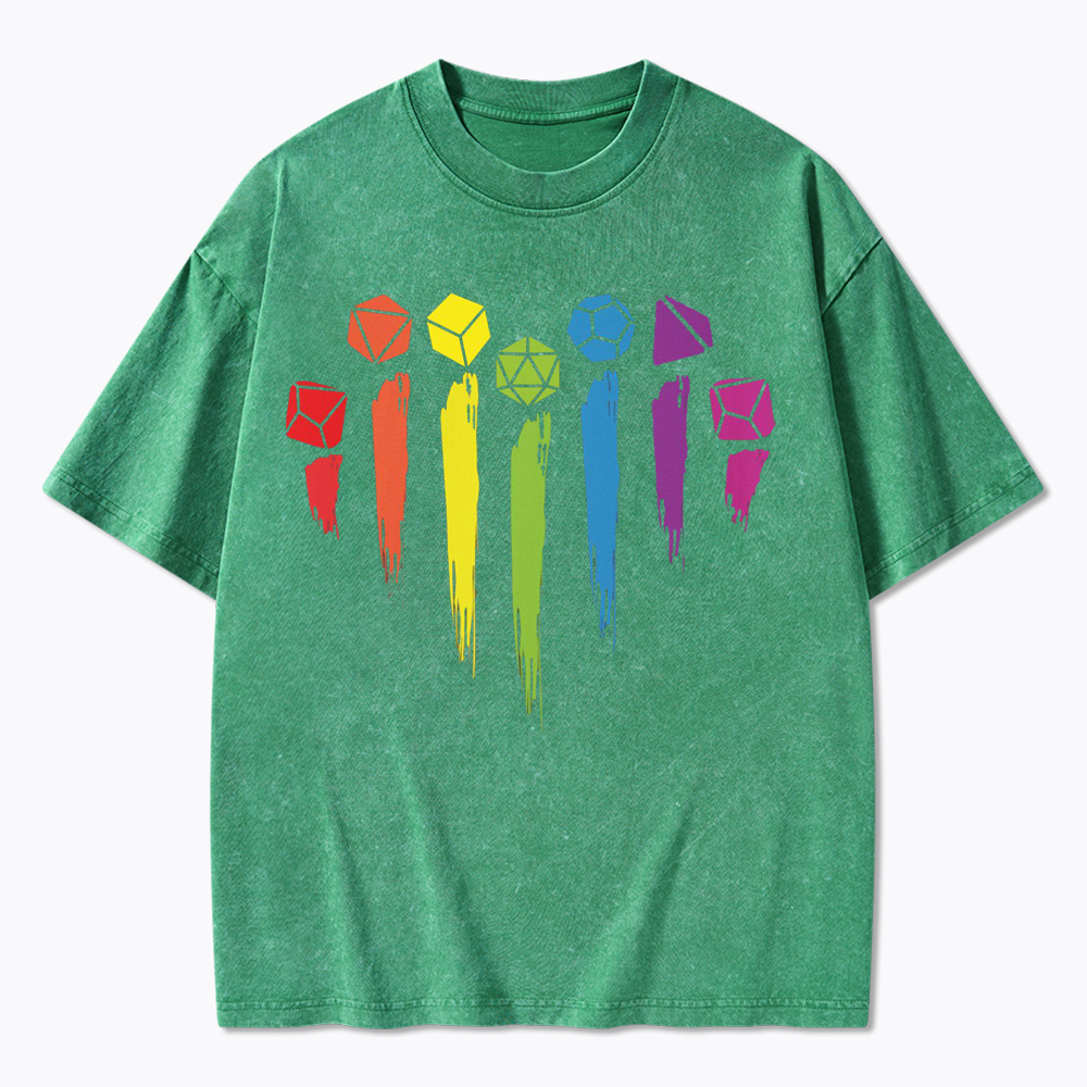 D&D Rainbow Washed T-Shirt
