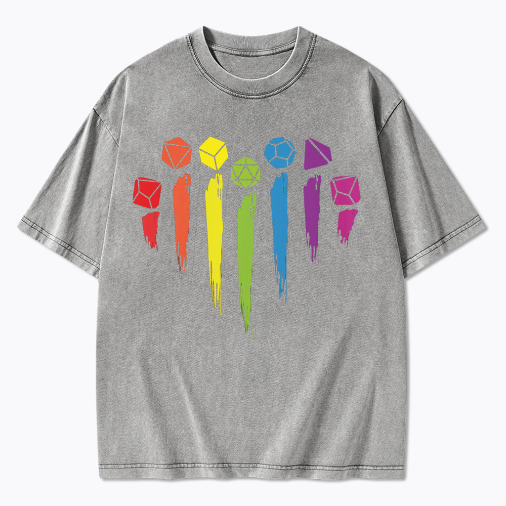 D&D Rainbow Washed T-Shirt
