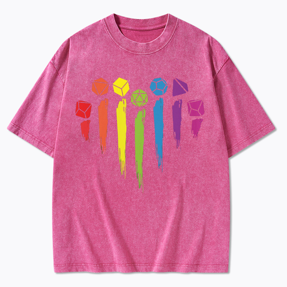 D&D Rainbow Washed T-Shirt