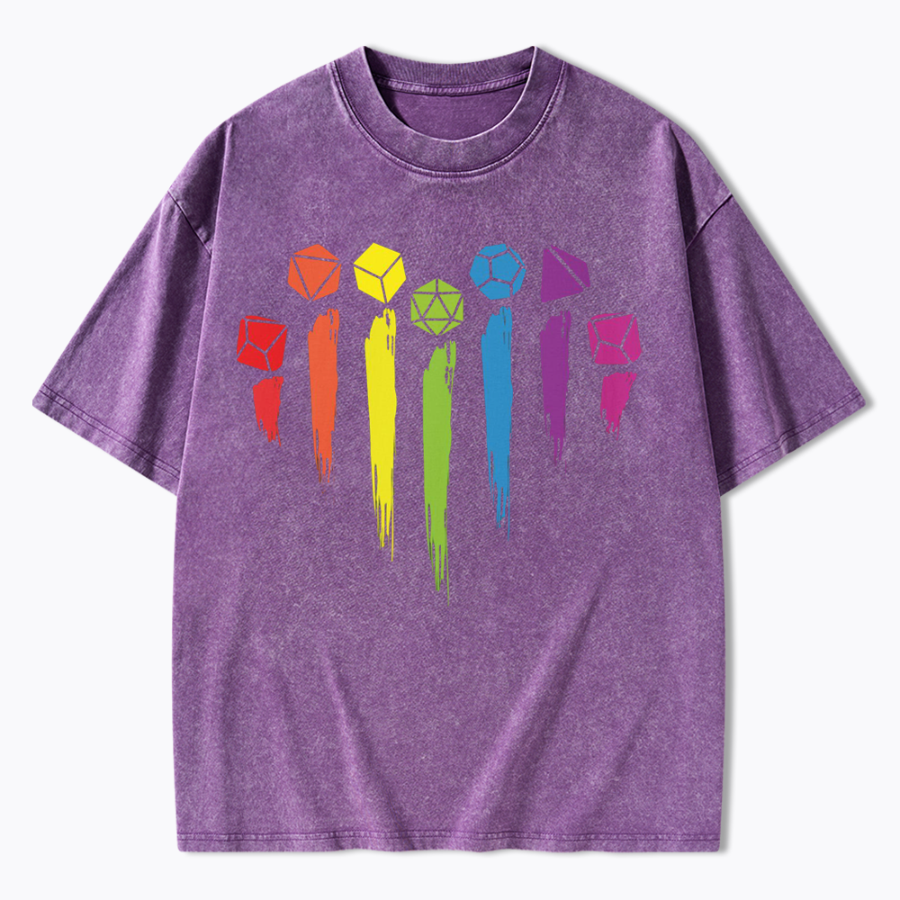 D&D Rainbow Washed T-Shirt