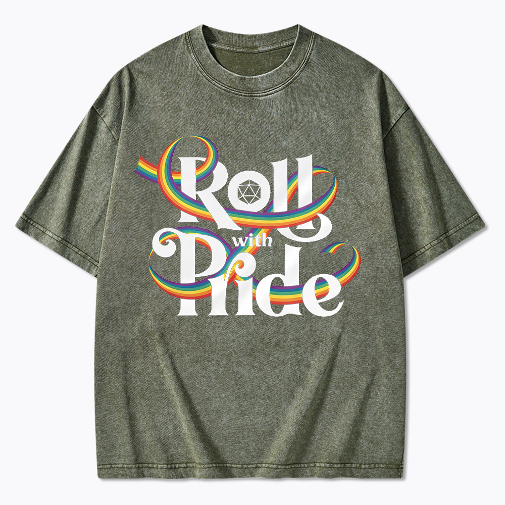 Roll With Pride Washed T-Shirt