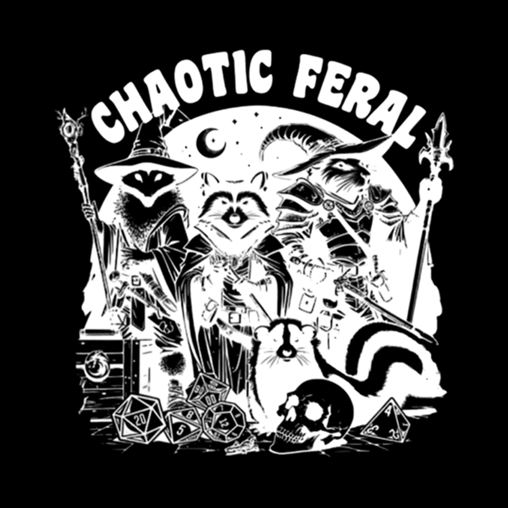 Chaotic Feral Off Shoulder T-shirt