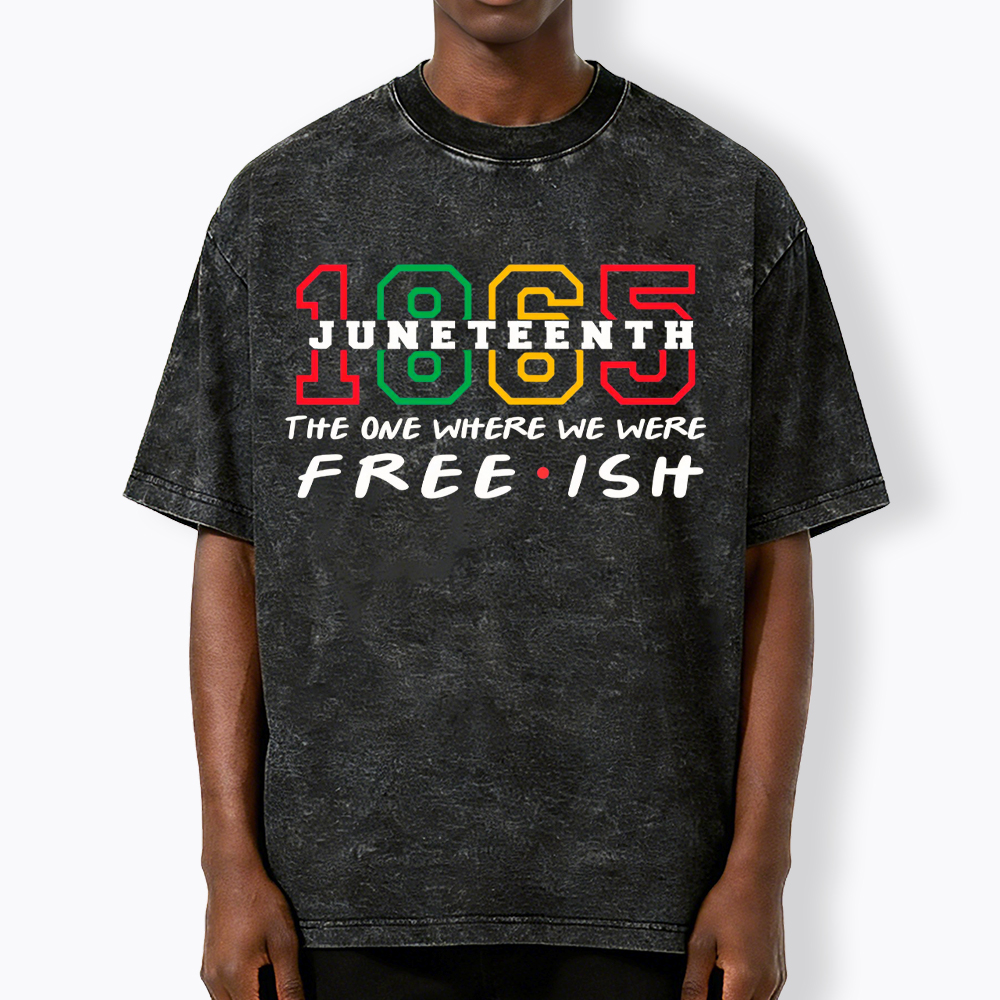 Juneteenth Freedom Day Washed T-Shirt