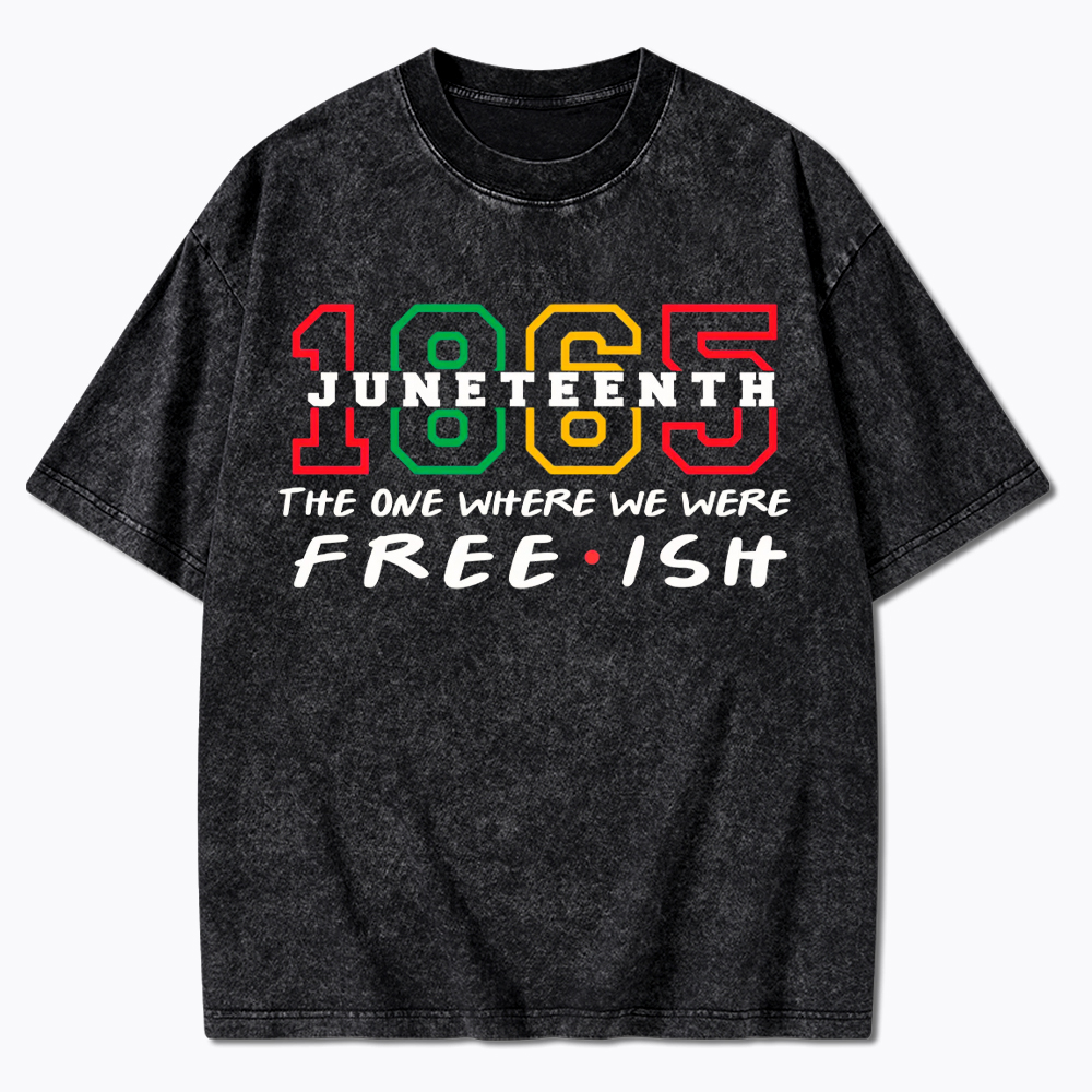 Juneteenth Freedom Day Washed T-Shirt
