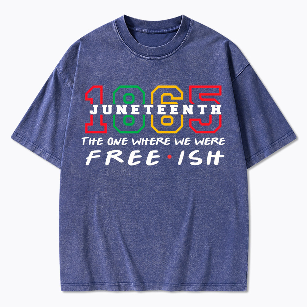 Juneteenth Freedom Day Washed T-Shirt