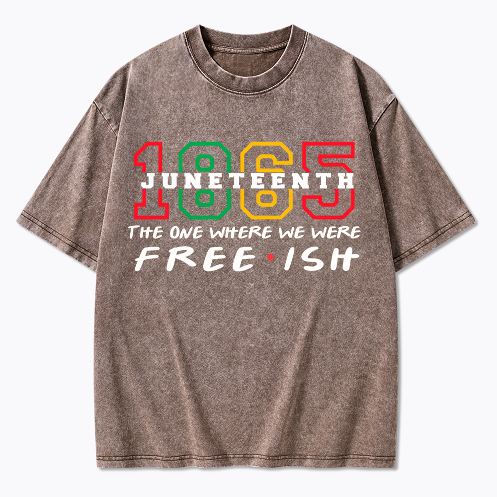 Juneteenth Freedom Day Washed T-Shirt