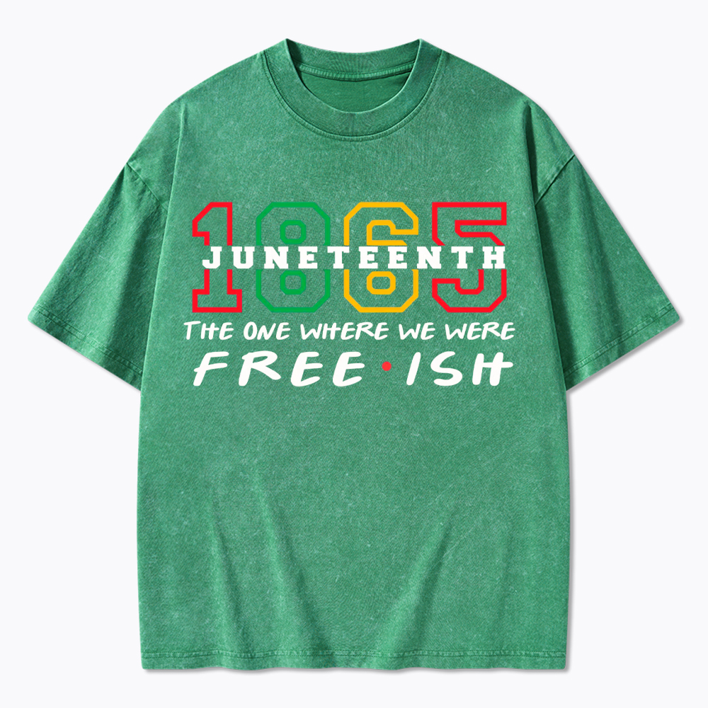 Juneteenth Freedom Day Washed T-Shirt