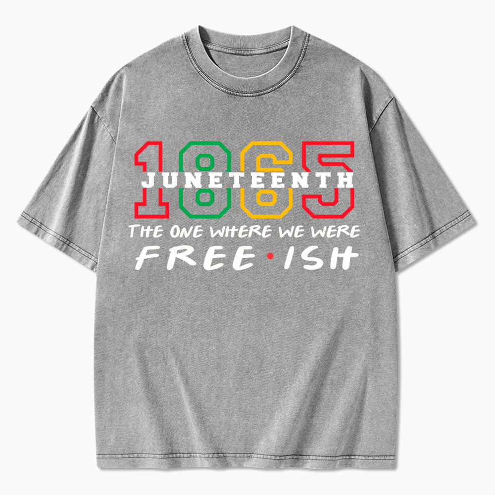 Juneteenth Freedom Day Washed T-Shirt