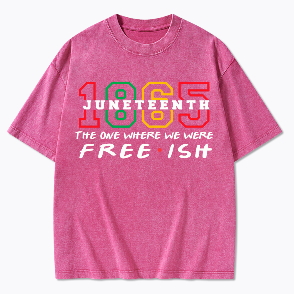 Juneteenth Freedom Day Washed T-Shirt