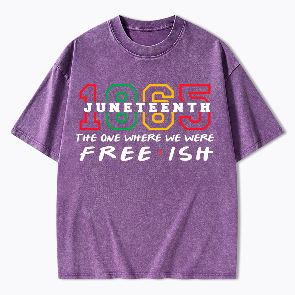 Juneteenth Freedom Day Washed T-Shirt