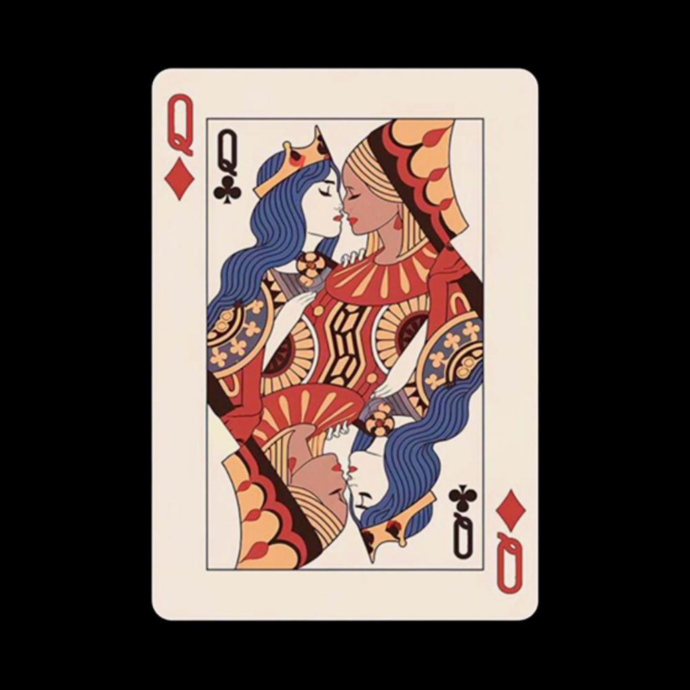 Queens Card Lover Washed T-Shirt