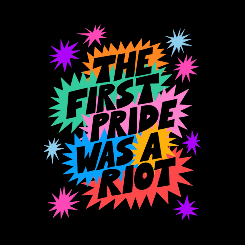 The First Pride Was A Riot Off Shoulder T-shirt
