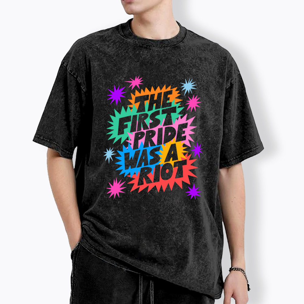 The First Pride Was A Riot Washed T-Shirt