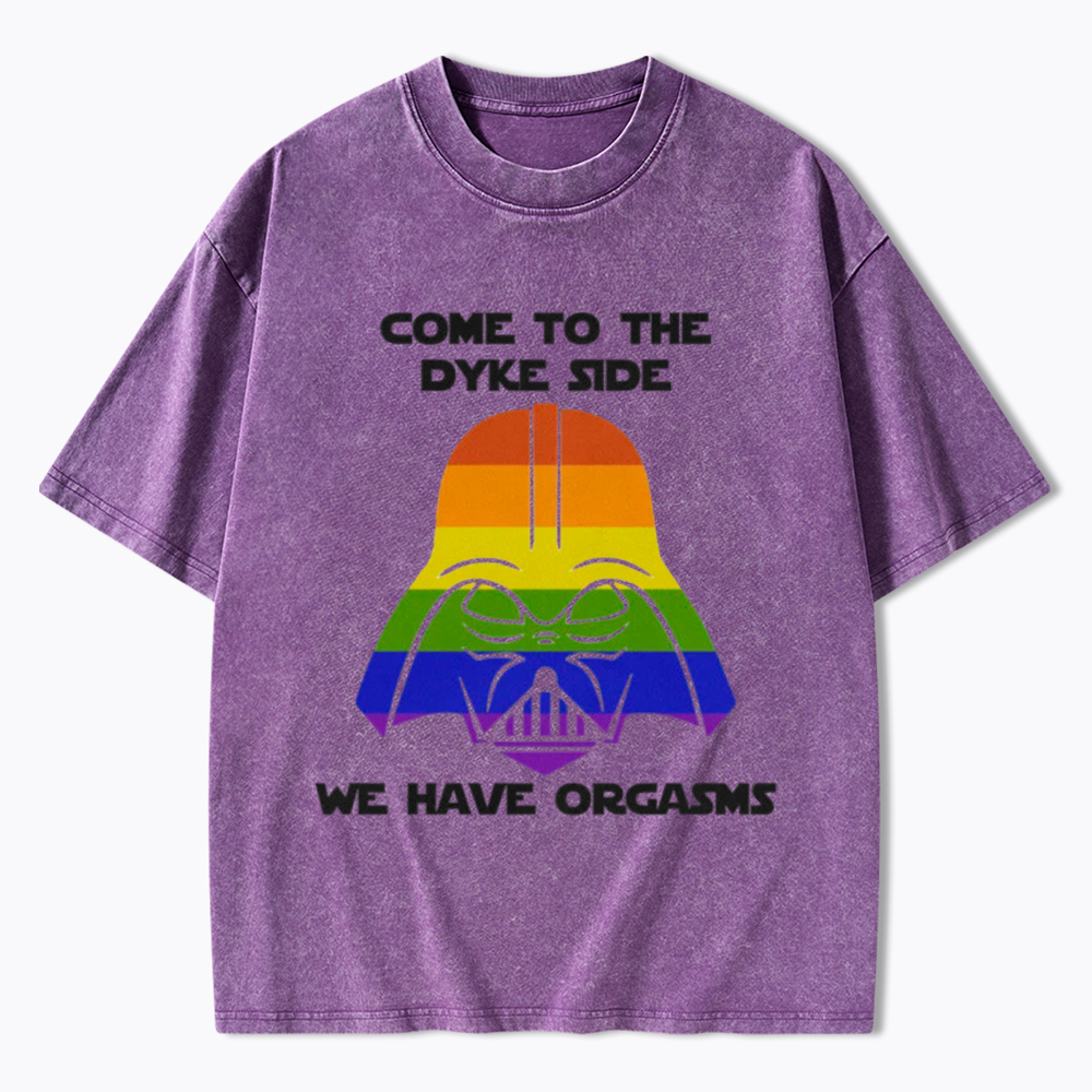 Come to the Dyke Side Washed T-Shirt