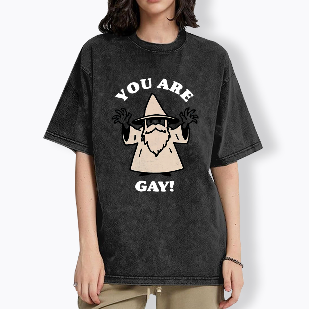 You Are Gay Washed T-Shirt