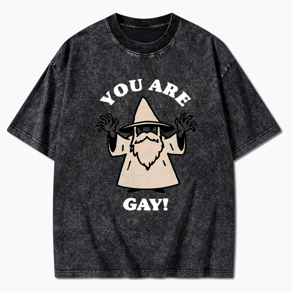 You Are Gay Washed T-Shirt