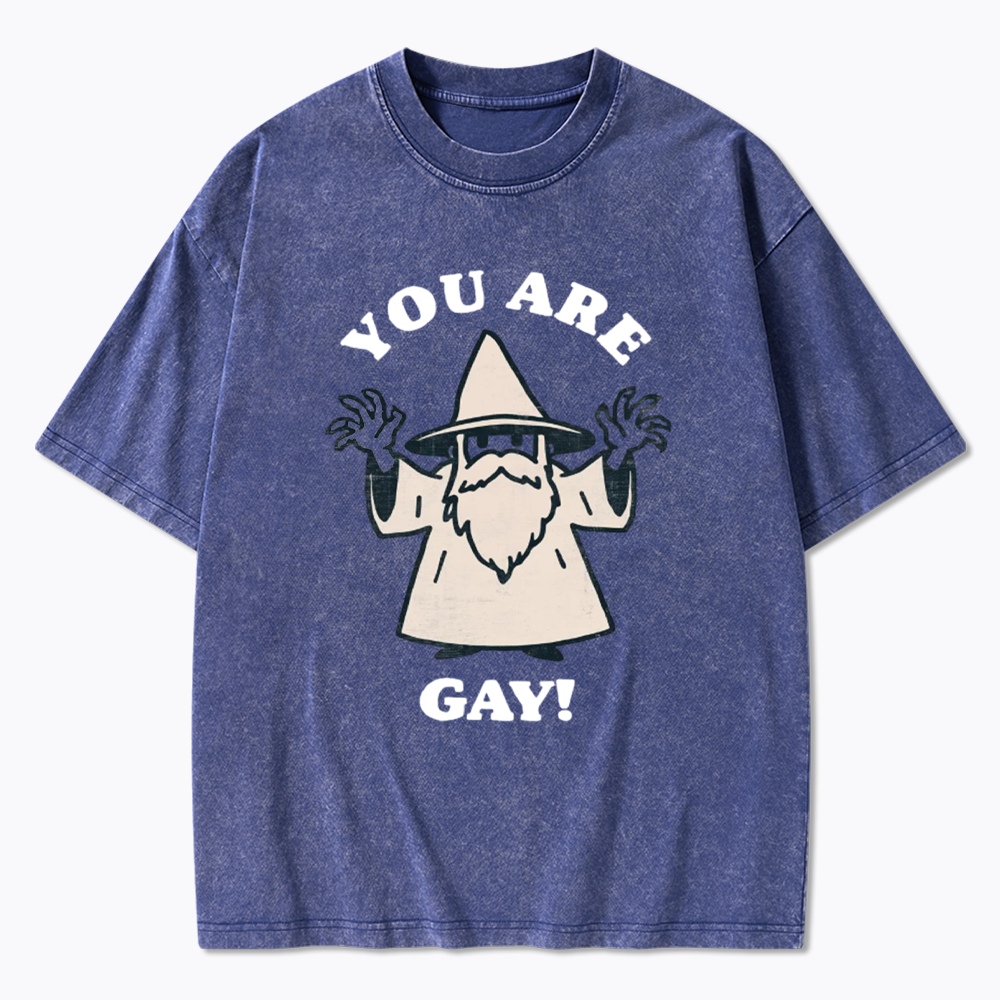 You Are Gay Washed T-Shirt