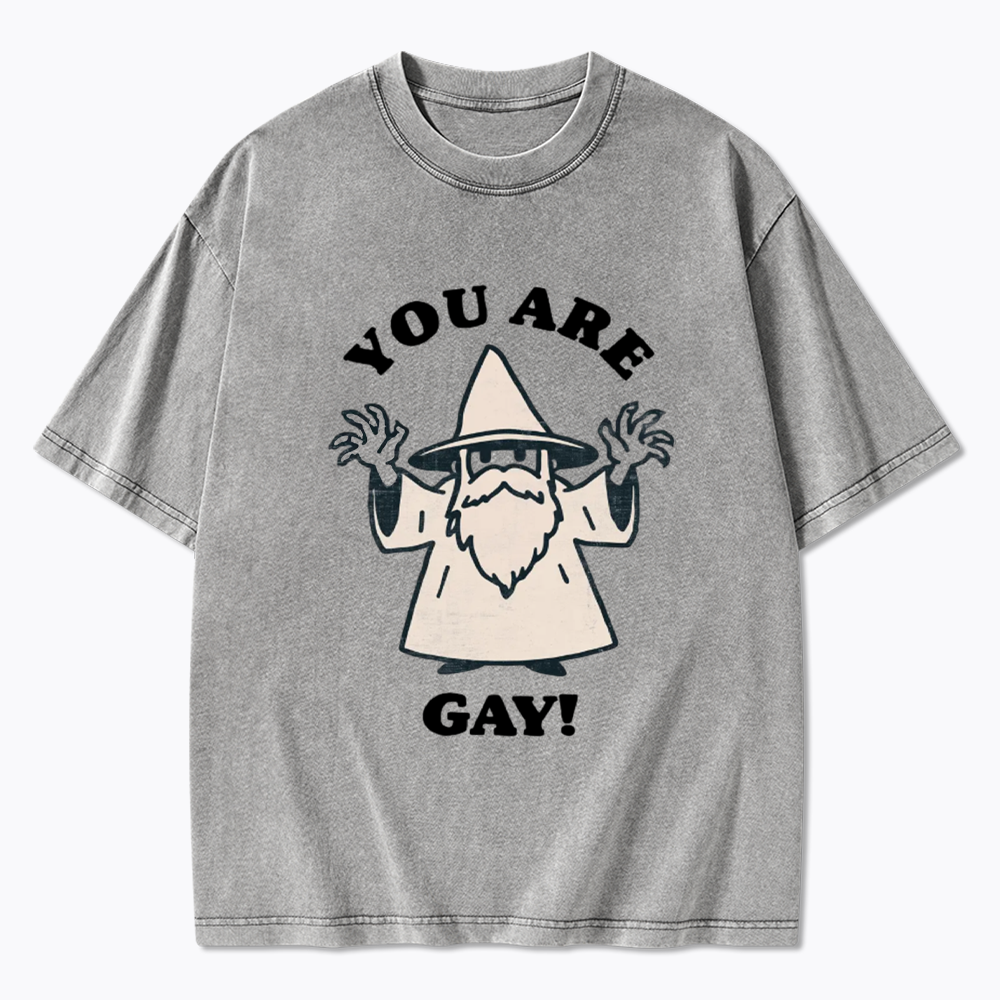 You Are Gay Washed T-Shirt