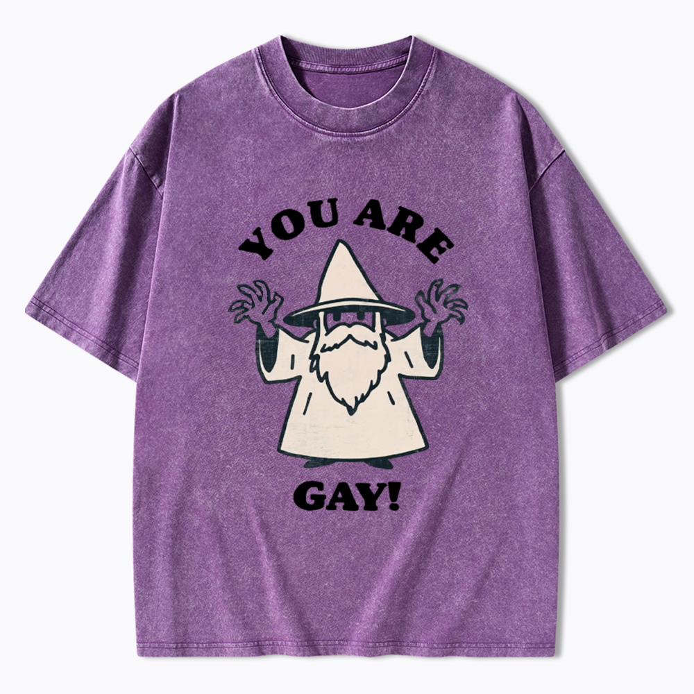 You Are Gay Washed T-Shirt