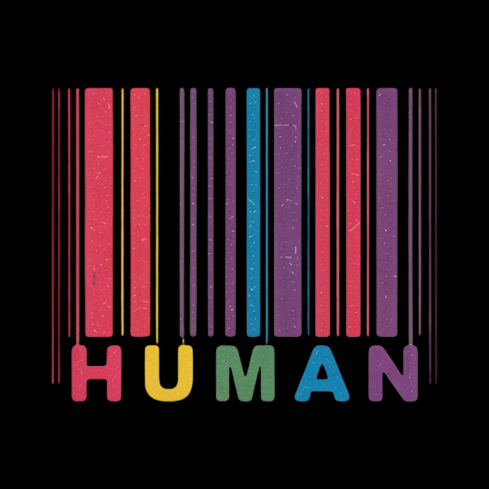 Human Off Shoulder T-shirt