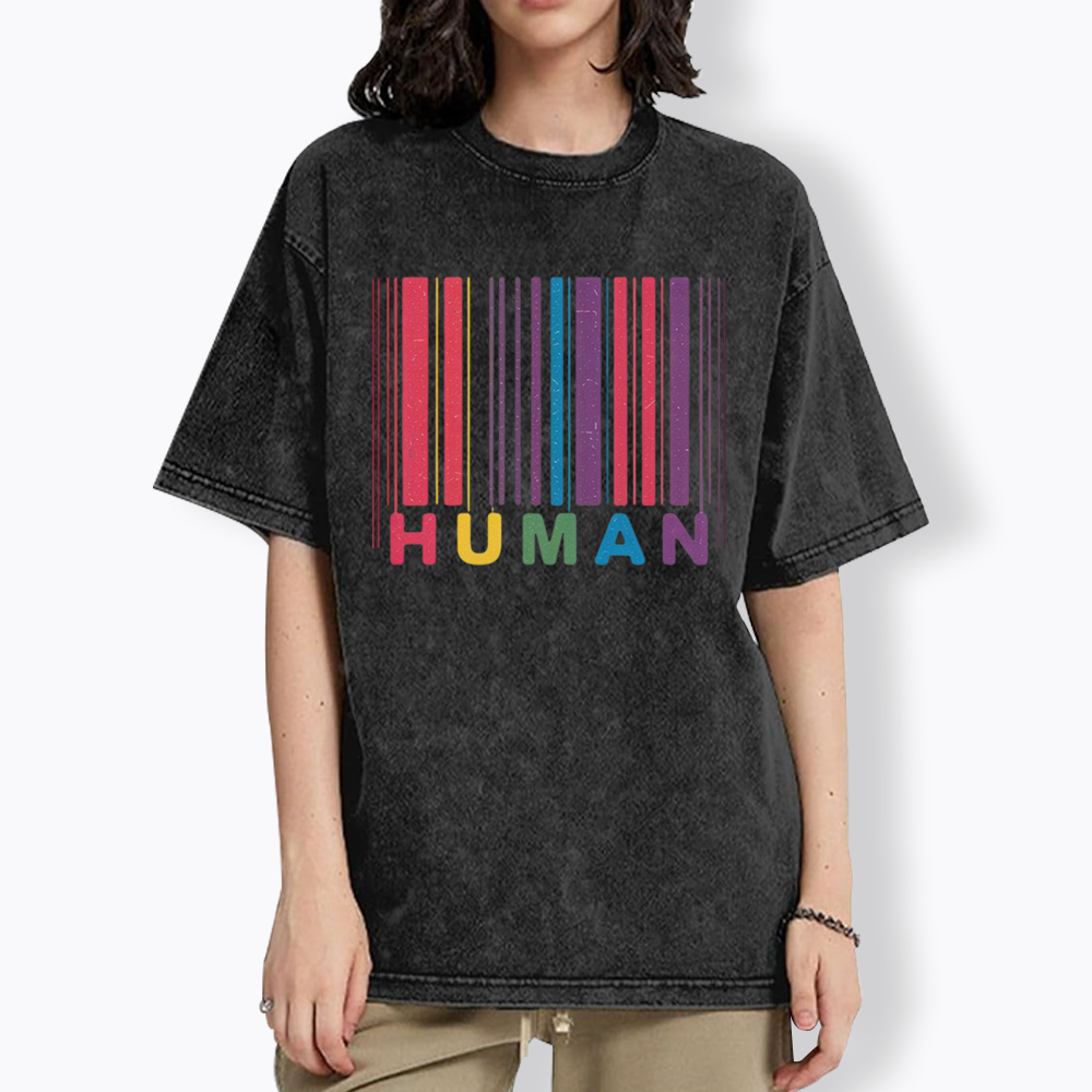 Human Washed T-Shirt