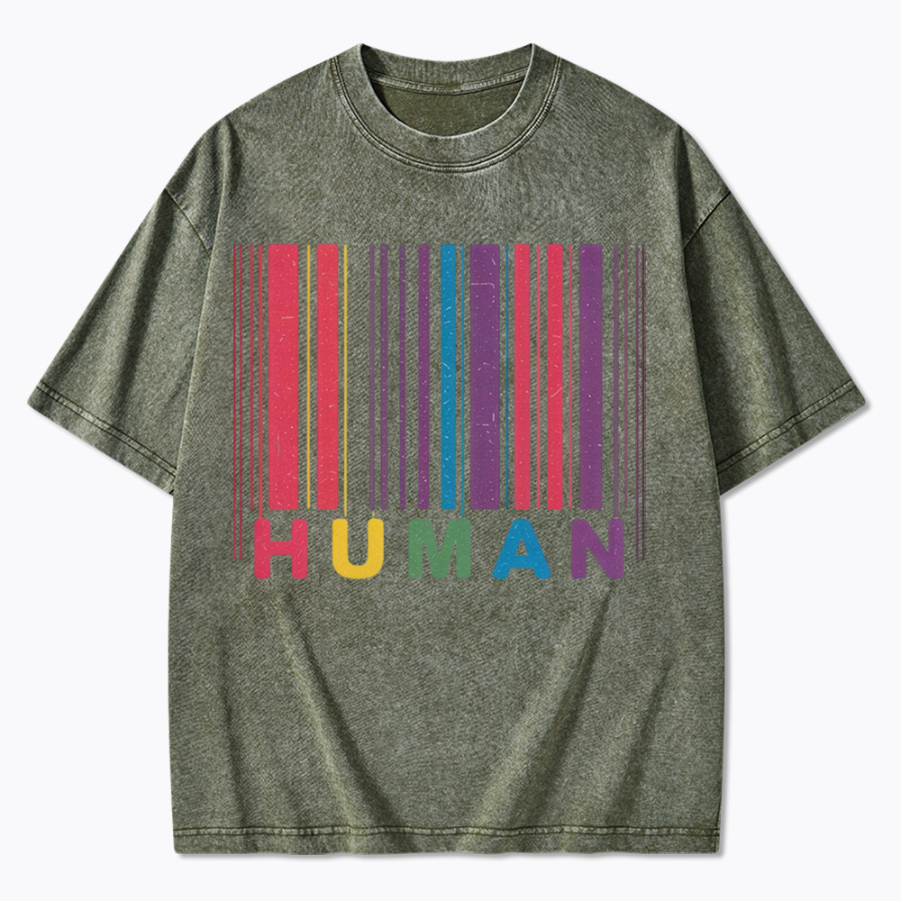 Human Washed T-Shirt
