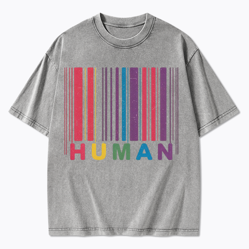 Human Washed T-Shirt