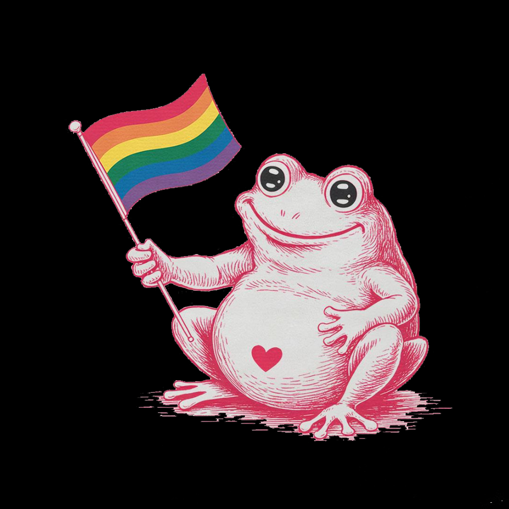 Rainbow Graphic Washed T-Shirt