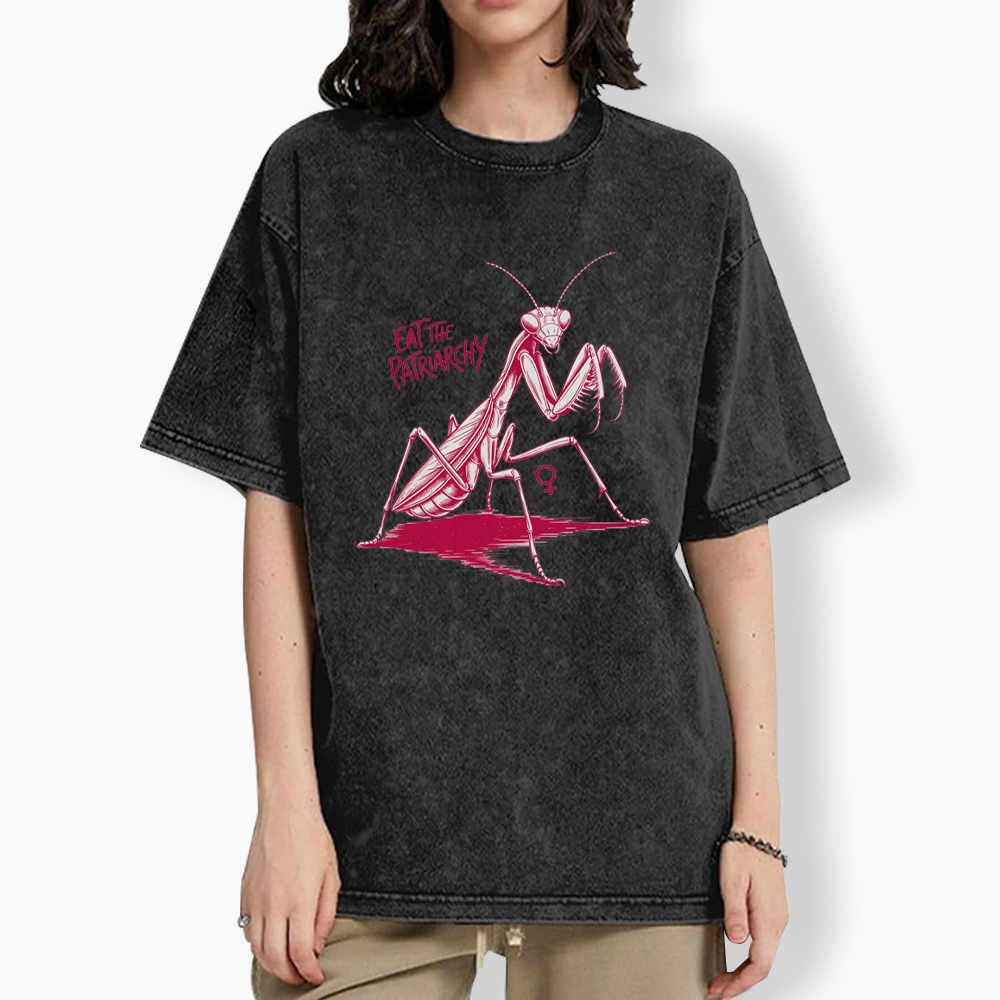 Eat The Patriarchy Washed T-Shirt