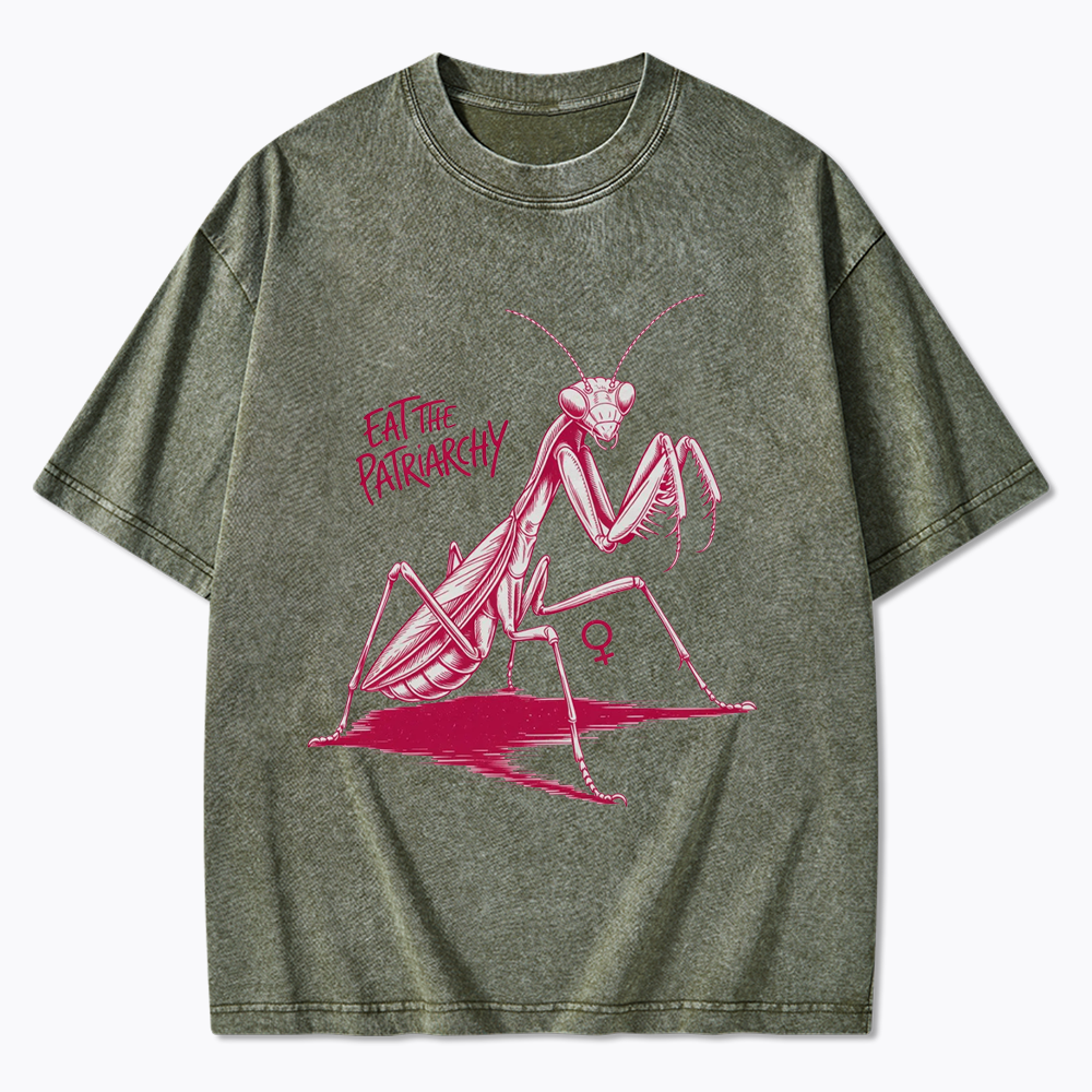 Eat The Patriarchy Washed T-Shirt