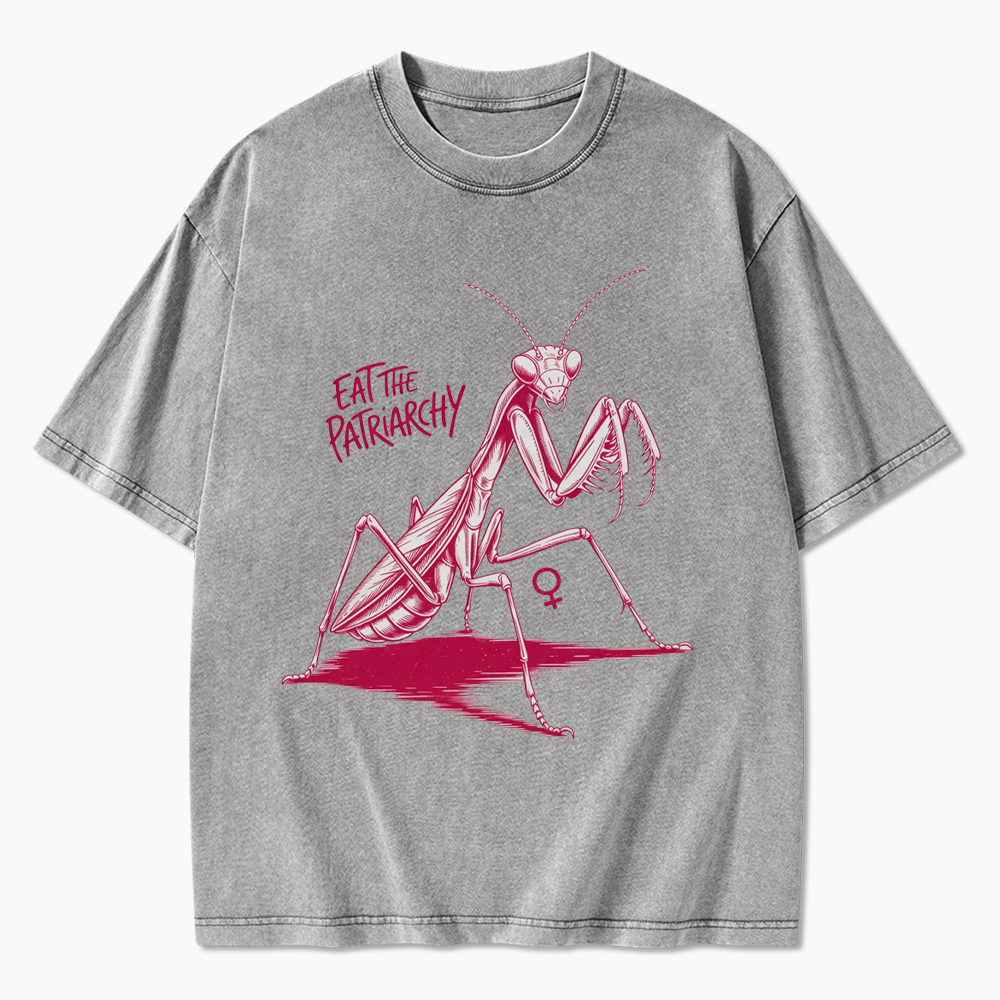 Eat The Patriarchy Washed T-Shirt
