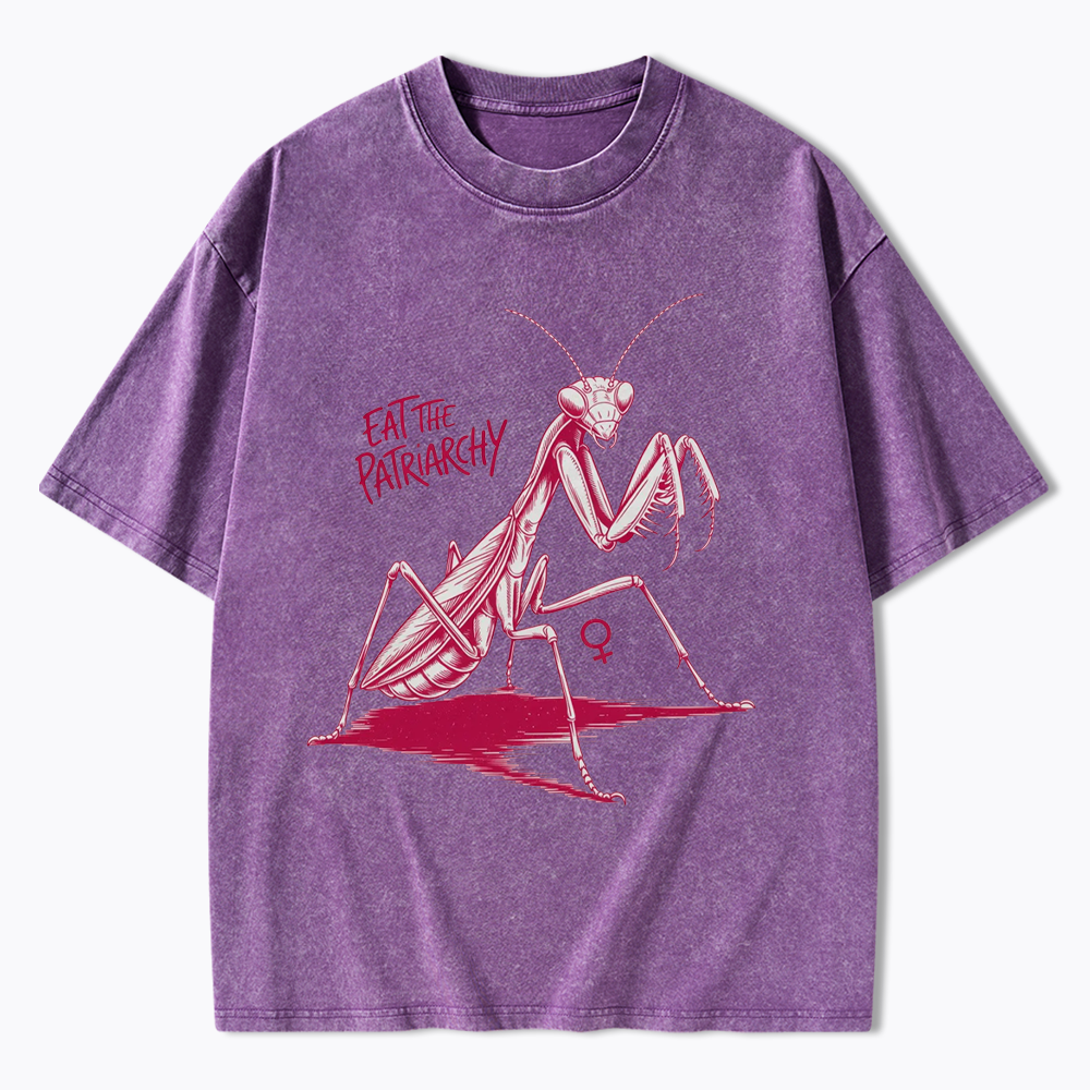Eat The Patriarchy Washed T-Shirt