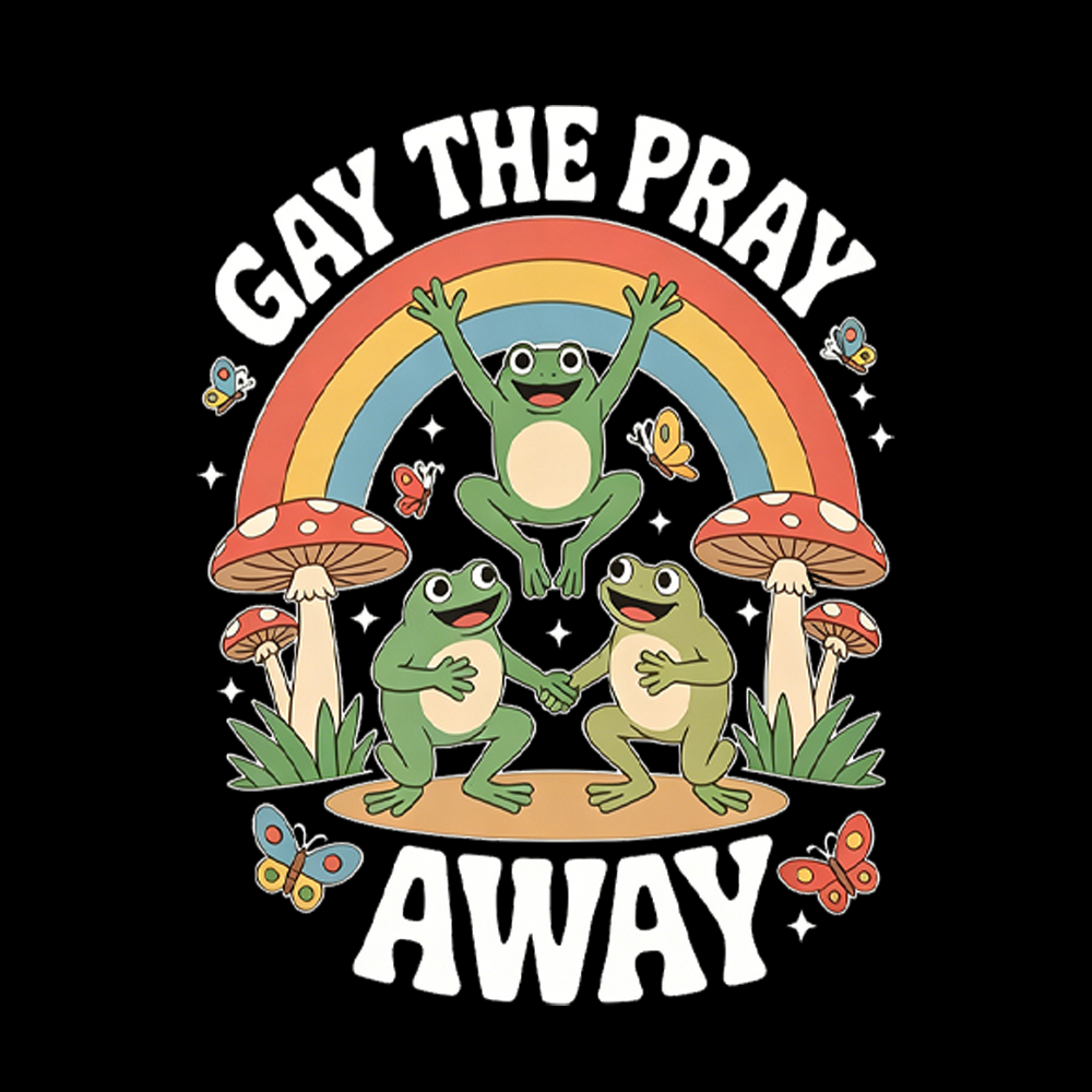 Gay The Pray Away Washed T-Shirt