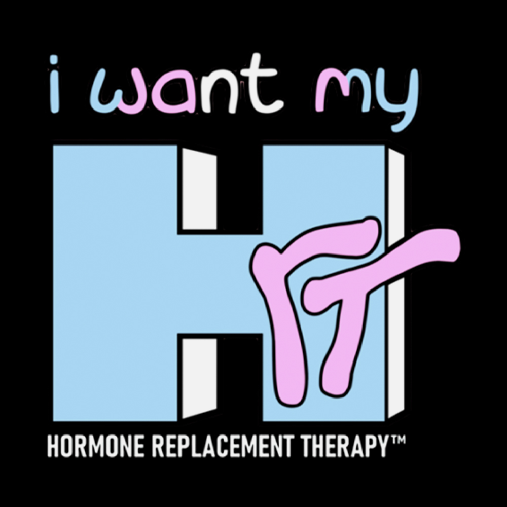 I Want My HRT Washed T-Shirt