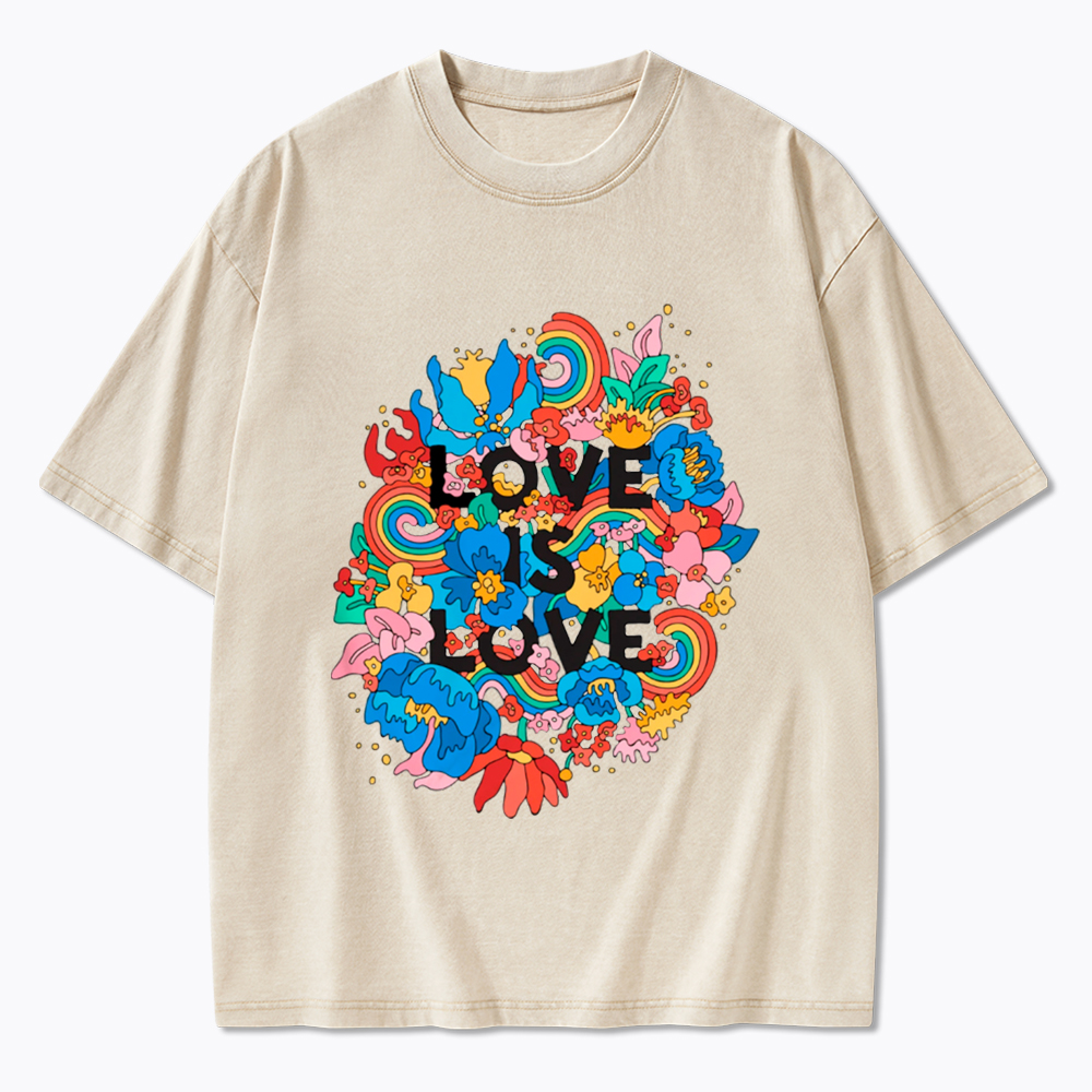 Love is love Pride Washed T-Shirt