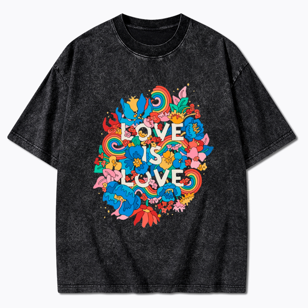 Love is love Pride Washed T-Shirt