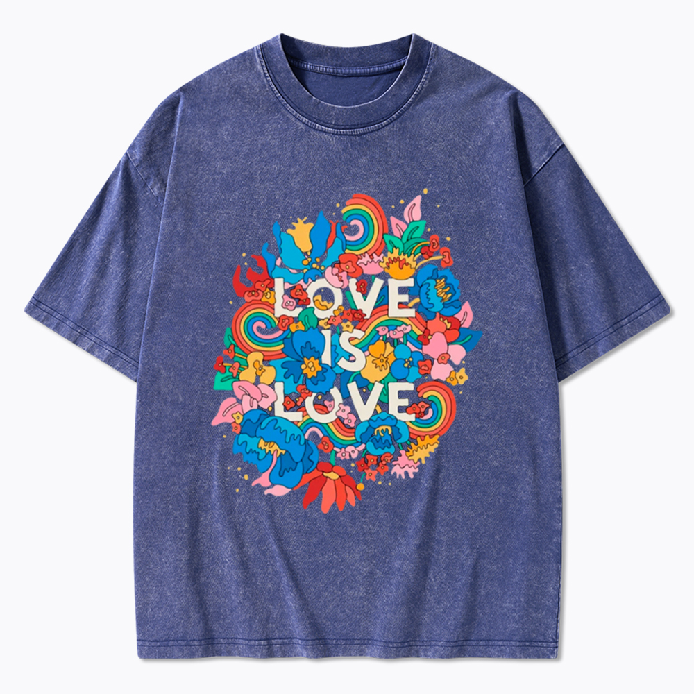 Love is love Pride Washed T-Shirt