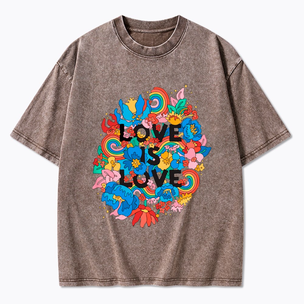 Love is love Pride Washed T-Shirt