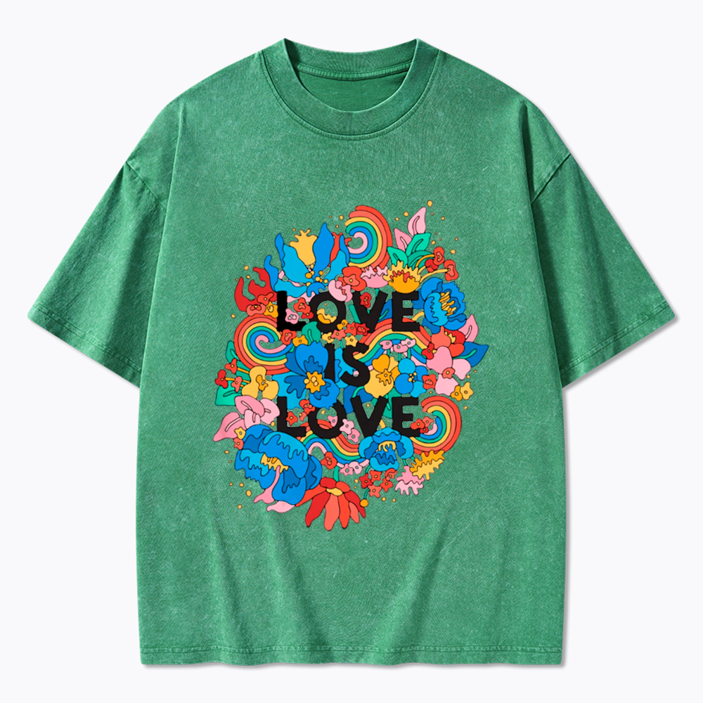 Love is love Pride Washed T-Shirt