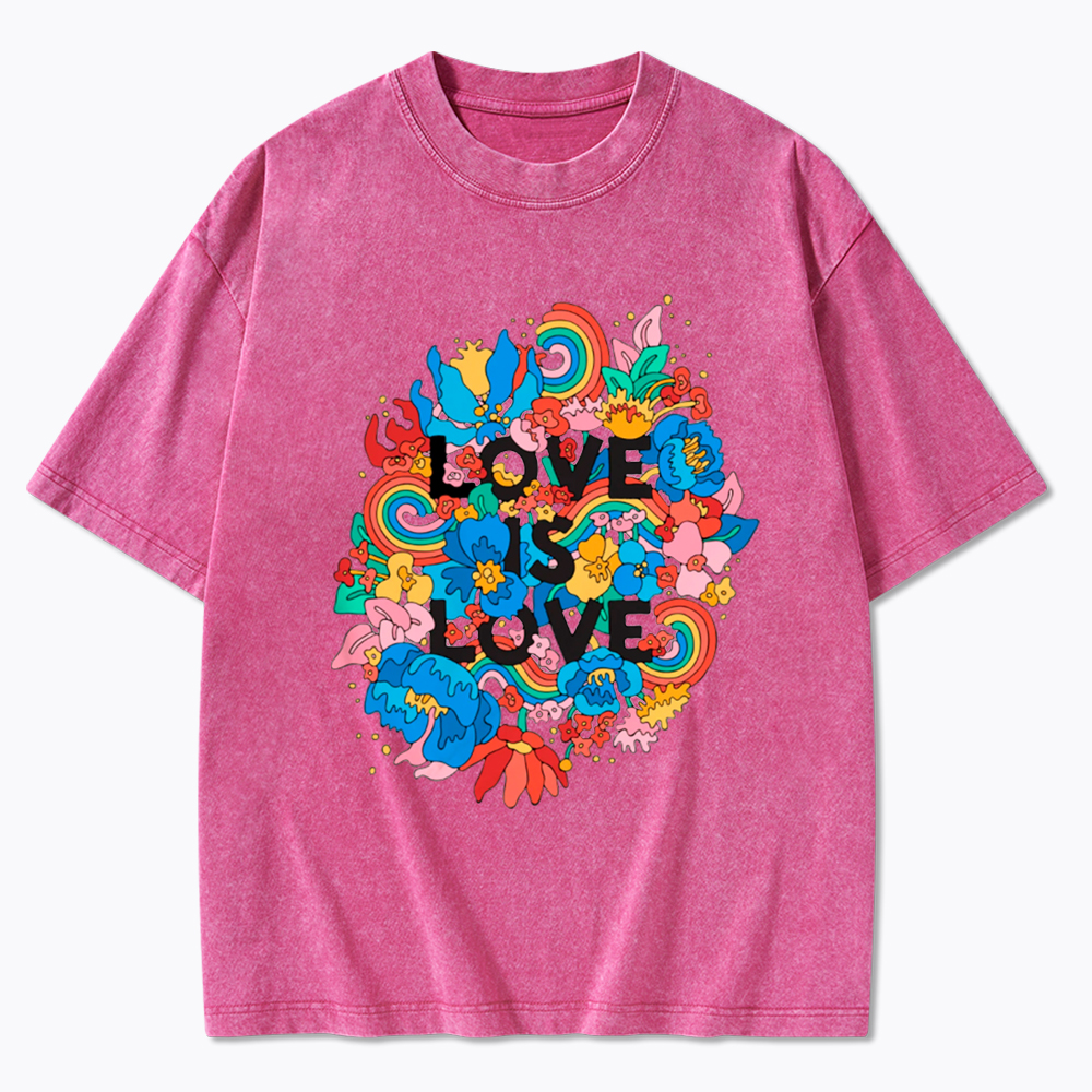 Love is love Pride Washed T-Shirt